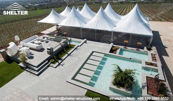 Outdoor Best Party Tent for Cheap Sale - garden tent - backyard party gazebo - high peak tent - raj tent (24)