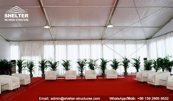 marquee for social events - large exhibition tents - tent canopy for exposition - musical festival pavilion - canvas for fari carnival (150100)_Jc