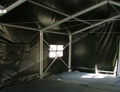 military clinic - temporary medical station - army base camp - tent camp - tent warehouse (1)