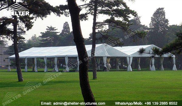 small marquee - tents canopy for outdoor show - fashion show structure - pavilion for lawn party - shed for outdoor weddings - aluminum canvas for grass wedding ceremony (2)