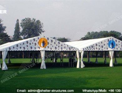 small marquee - tents canopy for outdoor show - fashion show structure - pavilion for lawn party - shed for outdoor weddings - aluminum canvas for grass wedding ceremony (3)