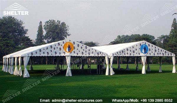 small marquee - tents canopy for outdoor show - fashion show structure - pavilion for lawn party - shed for outdoor weddings - aluminum canvas for grass wedding ceremony (3)
