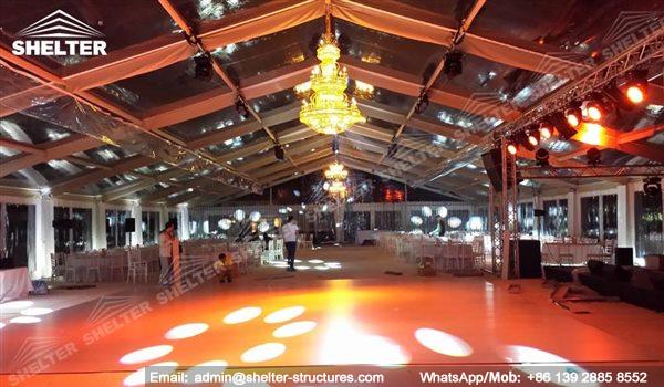 wedding marquee - pavilion for luxury wedding ceremony - canopy for outdoor party - wedding on seaside - in hotel - Shelter aluminum structures for sale (60)