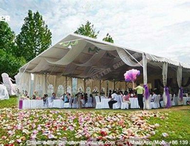wedding marquee - pavilion for luxury wedding ceremony - canopy for outdoor party - wedding on seaside - in hotel - Shelter aluminum structures for sale (175)